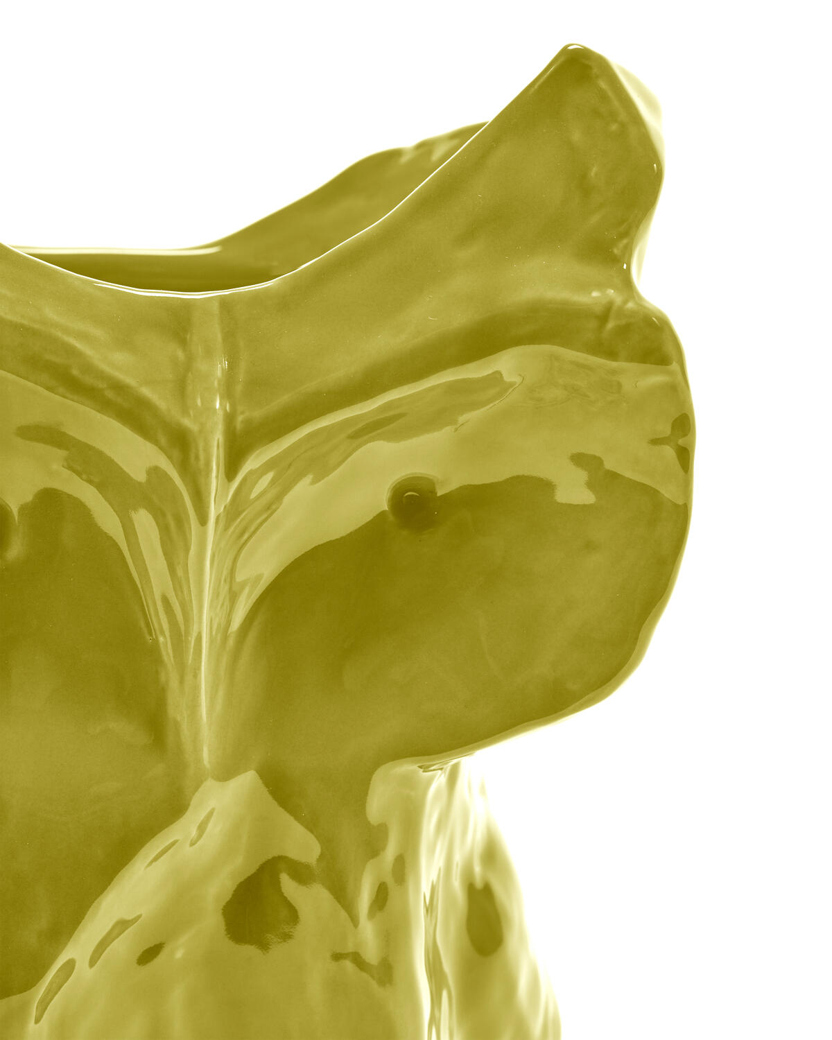 x Marni ugle vase, L - Yellow after midnight